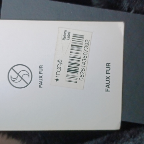 DKNY Hooded Faux Fur Coat NWT. HOST PICK!! - Picture 8 of 14